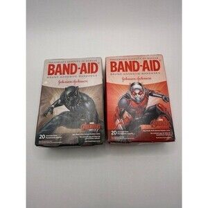 Band Aid Avengers Adhesive Bandages Kids Marvel Assorted Sizes First Aid 20 ct